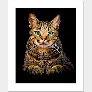 Tabby Cat Posters and Art